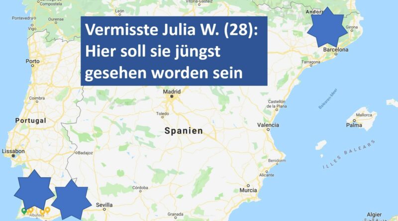 Algarve-Vermisstenfall Julia W. brachte jüngst drei angebliche Sichtungen